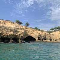 Spectacular coastline in Algarve 