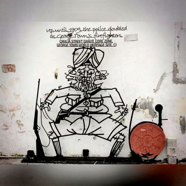An Empty Street With a Unique Art