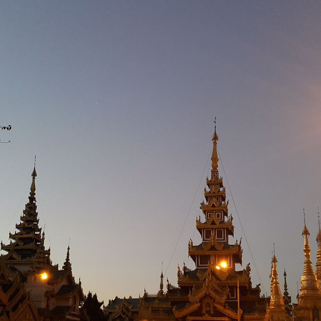 仰光大金寺(Shwedagon Pagoda)，緬甸最神聖的佛塔
