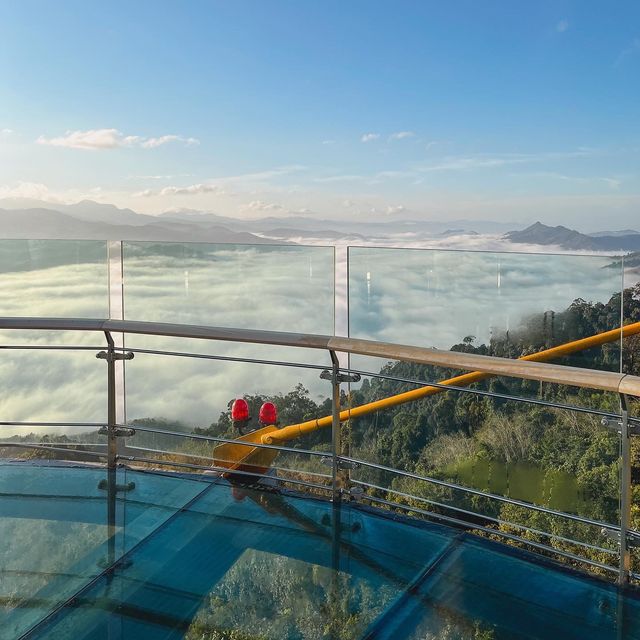📍  Skywalk อัยเยอร์เวง ทะเลหมอกเบตงสุดปังมากกก ☁️