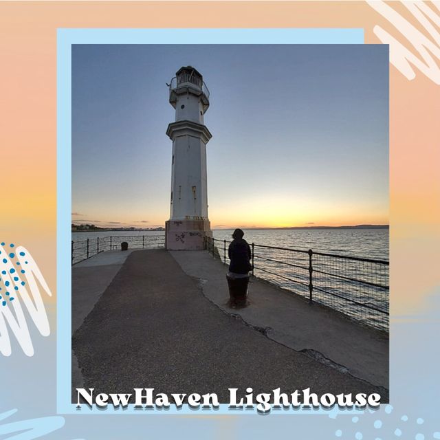 在浪漫燈塔NewHaven Lighthouse欣賞迷人的夕陽