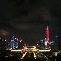 Shenzhen skyline from Lianhua mountaintop