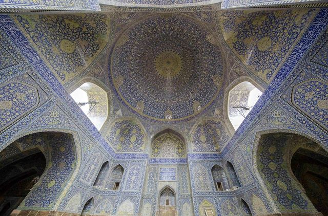 Imam Mosque, a world cultural heritage site.