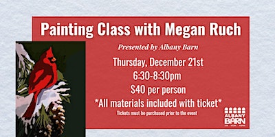Painting Class with Megan Ruch | Albany Barn