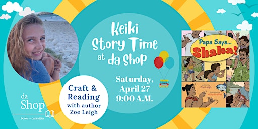 Keiki Story Time: Papa Says Shaka | da Shop: books + curiosities