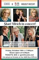 Shari Ulrich in Concert | Historic Gem Theatre, Market Avenue, Grand Forks, BC, Canada