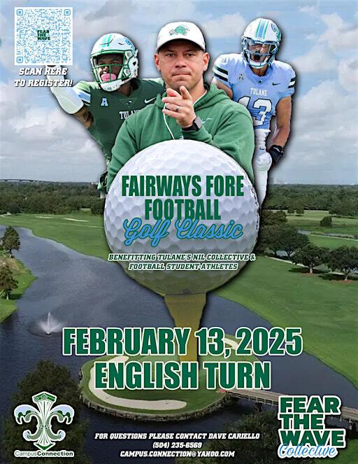 Fairways Fore Football FTW Collective Golf Classic | English Turn Golf & Country Club