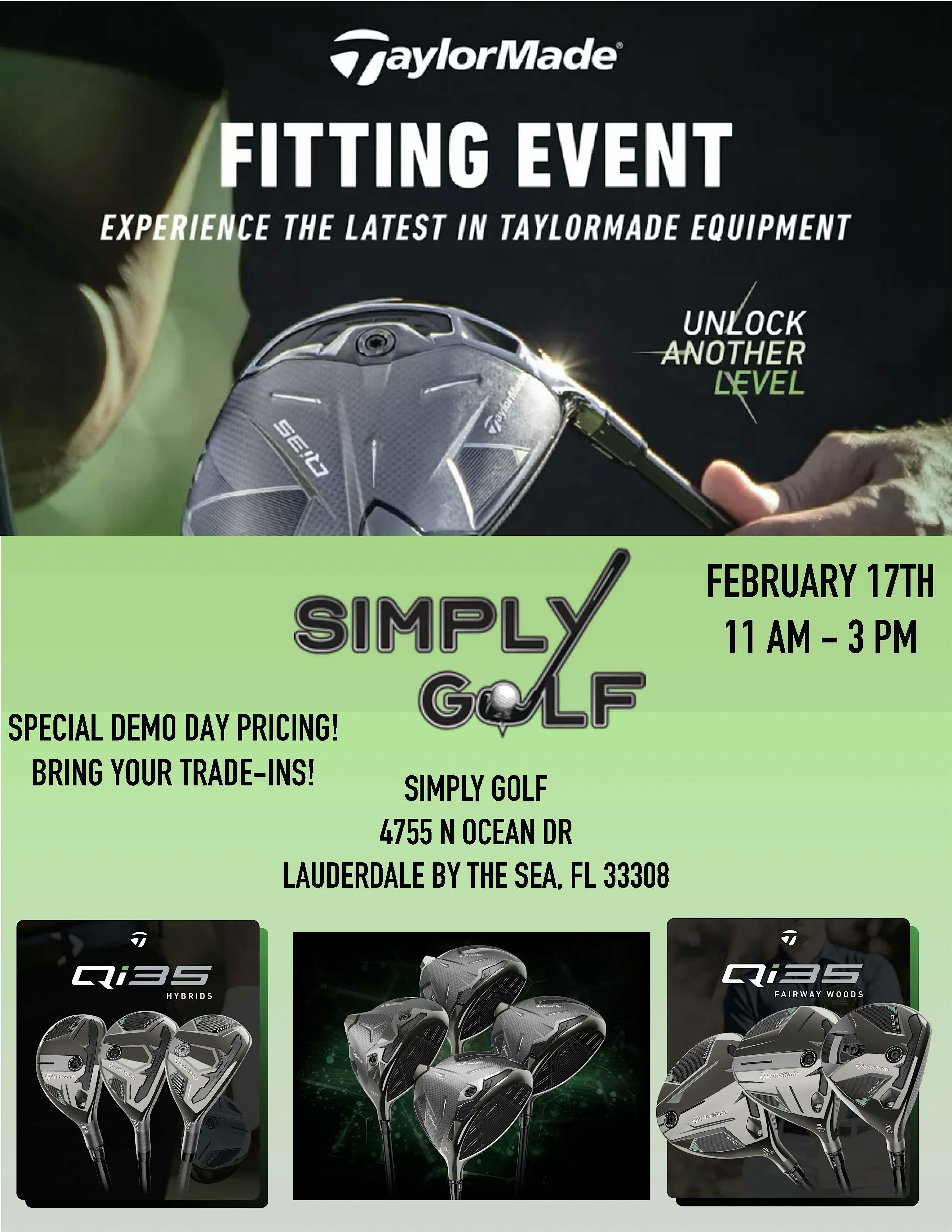 Simply Golf Taylormade Fitting Event - Golf Tour Van | Simply Golf