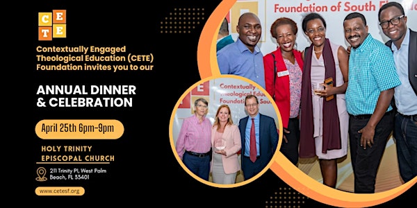 CETE DINNER & CELEBRATION | Holy Trinity Episcopal Church