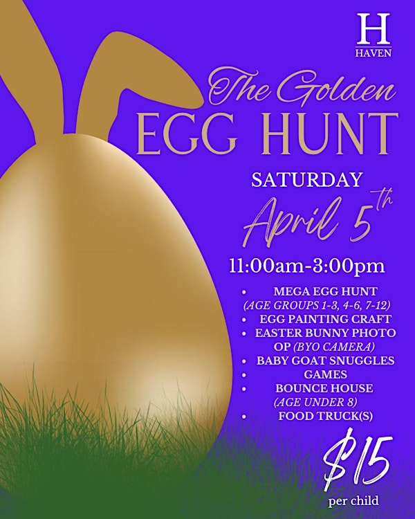 The Golden Egg Hunt At Haven! | Haven Farm Venue & Shoppe
