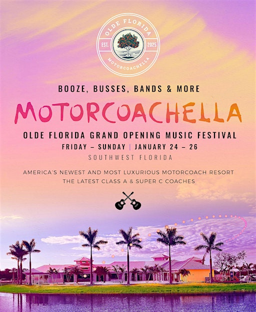 Olde Florida Motorcoach - Coachella Pickleball Tourney | 7551 FL-80