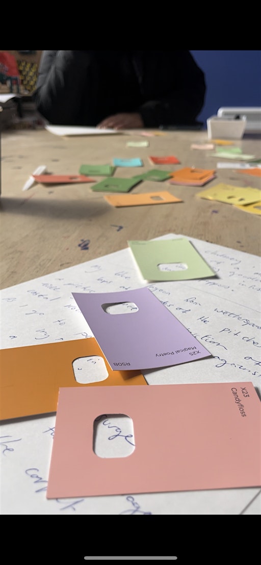 Paint Chip Poetry workshop - Speak Volumes! | The Hive