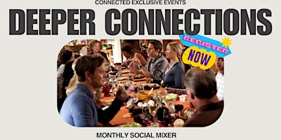 Deeper Connections Monthly Social Mixer | Costa Coffee(Meeting by the bench outside in front of Costa Coffee)