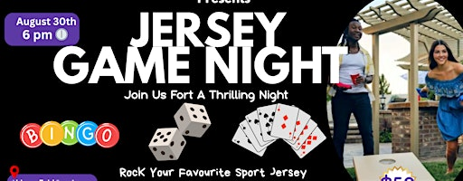 Edmonton Jersey Game Night | Abbottsfield Recreation Centre (ARC)