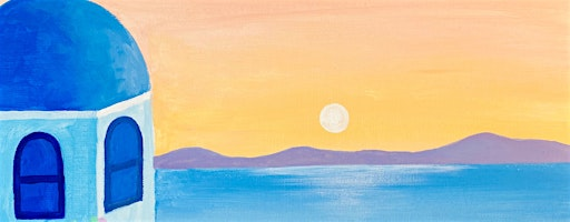 Sip & Paint at the Tobacco Factory, Bristol - "Santorini Sundown" | Tobacco Factory