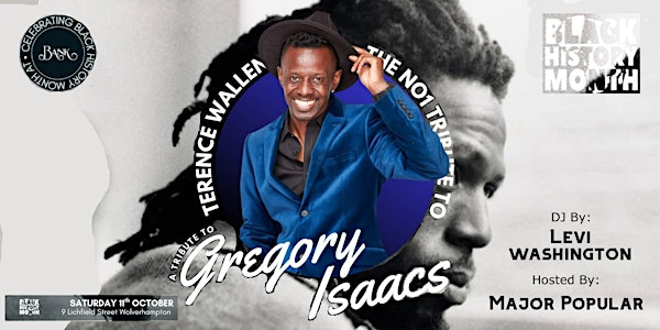 Terence Wallen - A Tribute To Gregory Isaac | The Bank Wolverhampton