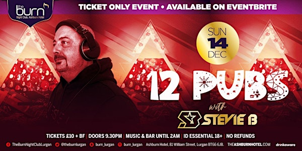 12 Pubs 2025 At The Burn Nightclub! | Ashburn Hotel