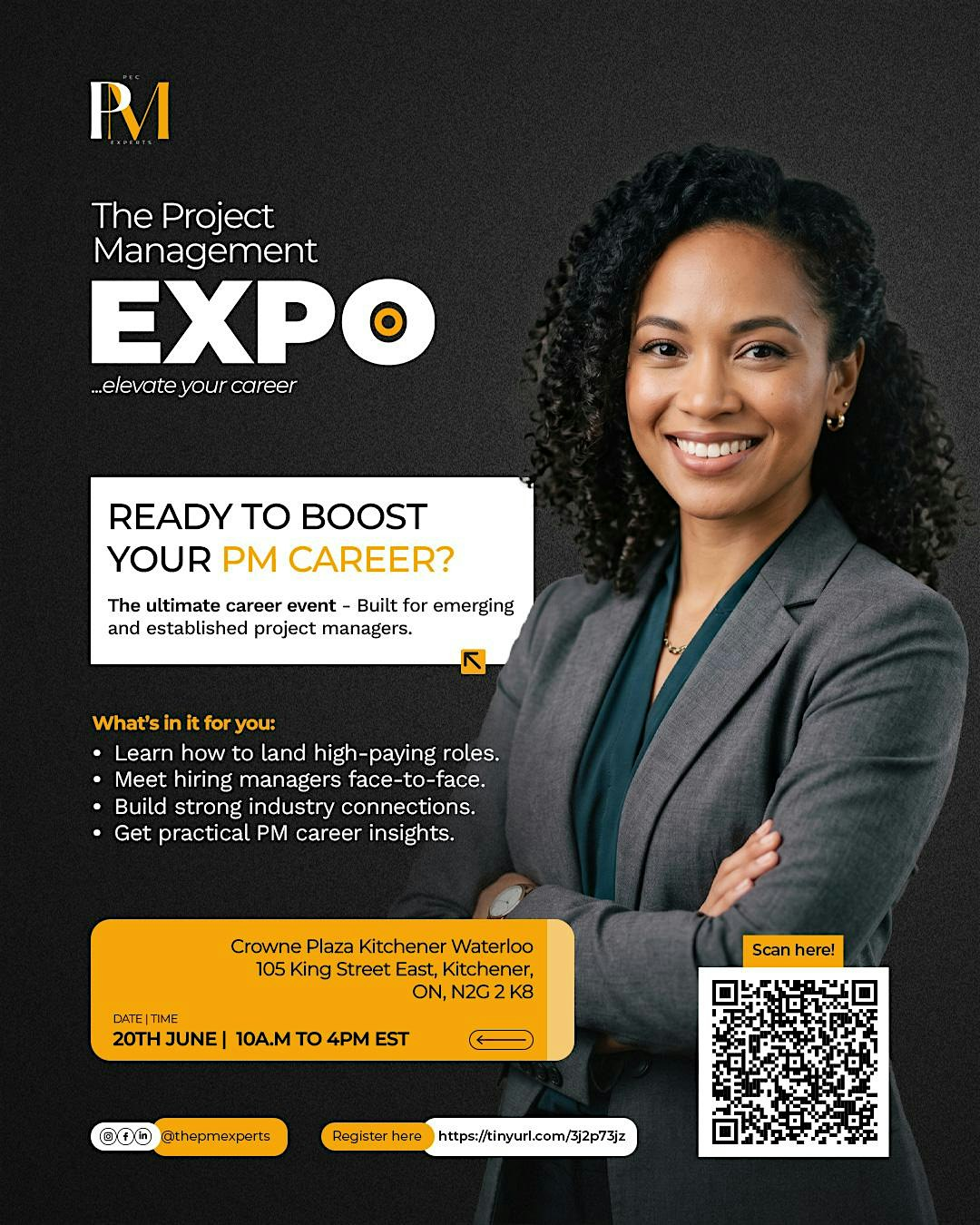 The Largest Career Event of the Year - The PM EXPO 2026 | Crowne Plaza Kitchener-Waterloo by IHG