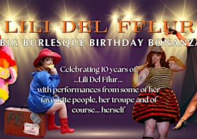 Lili Del Fflurs | Big Burlesque Birthday Bonanza | Cardiff Theatre Cafe at St. Andrew's