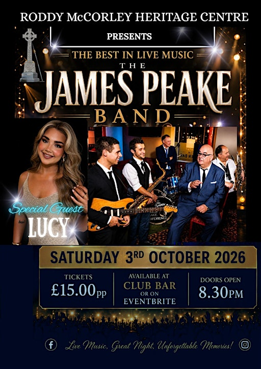 The James Peake Band - Roddy McCorley Heritage Centre | Roddy McCorley Heritage Centre