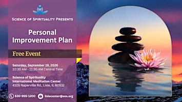 Personal Improvement Plan | Science of Spirituality International Meditation Center