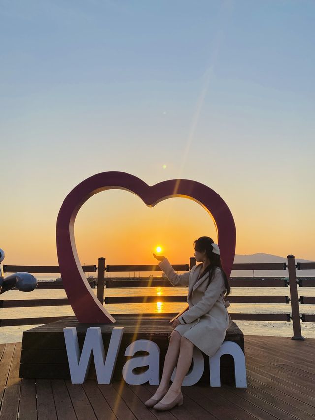 국내 노을명소 중 TOP은 순천 와온해변!🧡