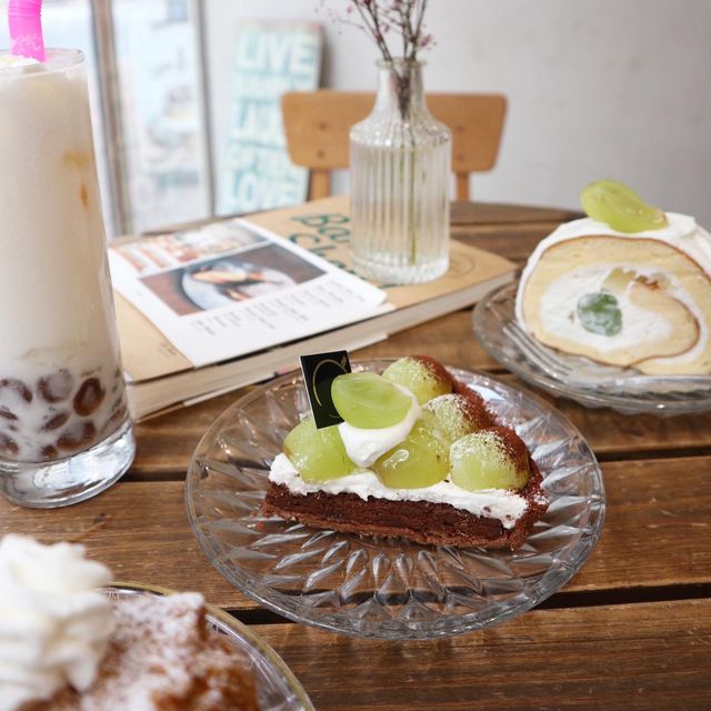 日本人開的cafe | 期間限定香印提子甜品