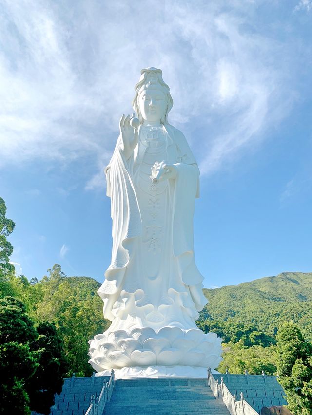 熱到癲嘅「慈山寺」遊☀️🔥 喺香港住咁耐都未嚟過 今次帶美國返嚟嘅叔叔去行下 