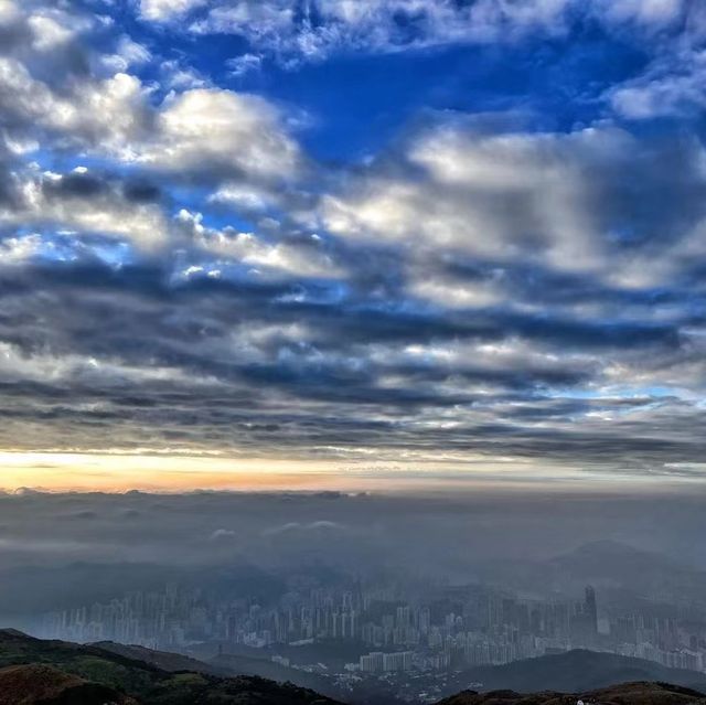 震撼眼球的日出