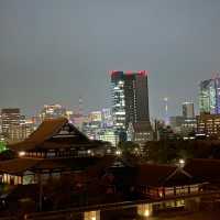 【東京】夜と朝の増上寺