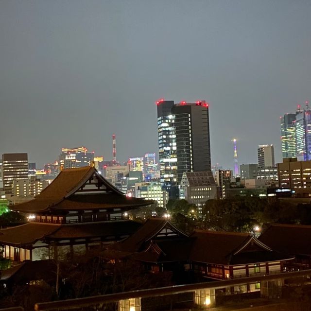 【東京】夜と朝の増上寺