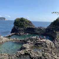 Hidden Pool filled with sea water in Jeju