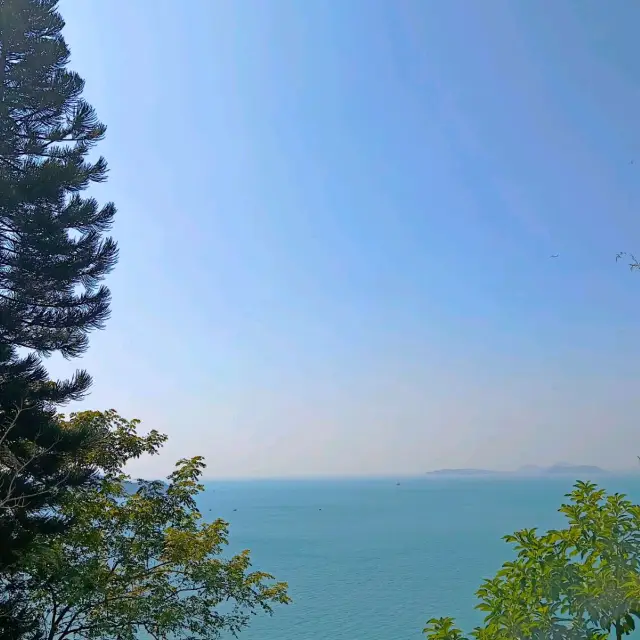 香港島薄扶林沙宣道，遠眺南太平洋！讚嘆美景！