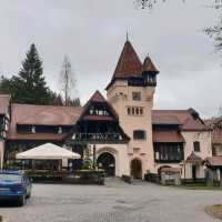 Beautiful Peles Castle in Sinaia, Romania 