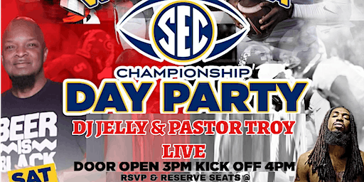 IT'S ROLL TIDE & GO DAWGSS TIME! "WE ARE THE A" SEC WATCH PARTY DEC. 2ND! | The Monticello
