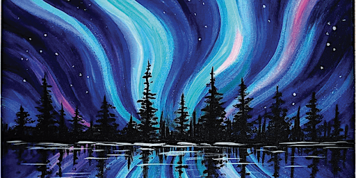 Northern Lights Paint and Sip Northside Cincinnati | Northside Print Shop