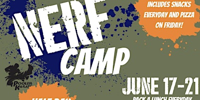 Nerf Gun Camp at Pooler Karate | Pooler Karate and Krav Maga