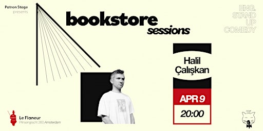 Halil Caliskan - Stand up Comedy in English - Le Flaneur - 9 April | LE FLANEUR AMSTERDAM