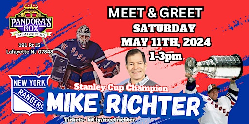 NY Rangers Mike Richter Meet & Greet at Pandora's Box Toys & Collectibles | Pandora's Box Toys & Collectibles