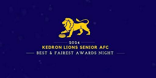 Kedron Lions Senior AFC 2024 Best & Fairest Awards Night | Kedron-Wavell Services Club