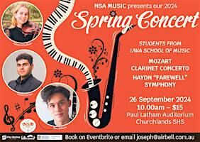 Dazzling Spring Concert - Mozart's Clarinet; Haydn's "Farewell" Symphony | Paul Latham Auditorium