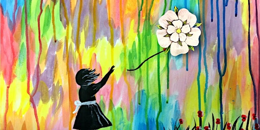 Paint Balloon Girl A Yorkshire Rose in Harrogate! | Major Tom's Social Bar, Harrogate