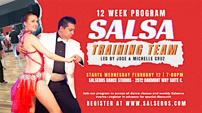 Salsa Training Team - 12 week program | Salseros Dance Studio, Oakmont Way, Eugene, OR, USA