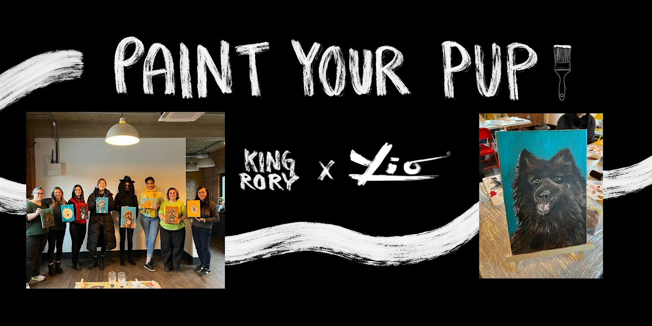 Paint Your Pup: A Dog Portrait Painting Class | King Rory and Friends Groom Room & Daycare