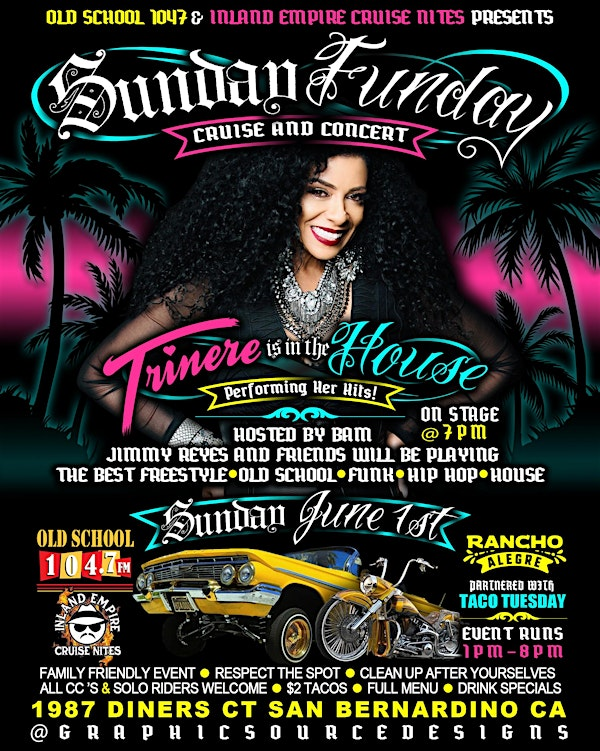 Old School 1047 Sunday Funday Cruise and Concert Performing Live Trinere! | Rancho Alegre