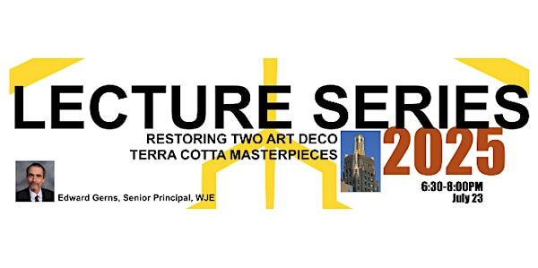 Restoring Two Art Deco Terra Cotta Masterpieces | National Building Arts Center
