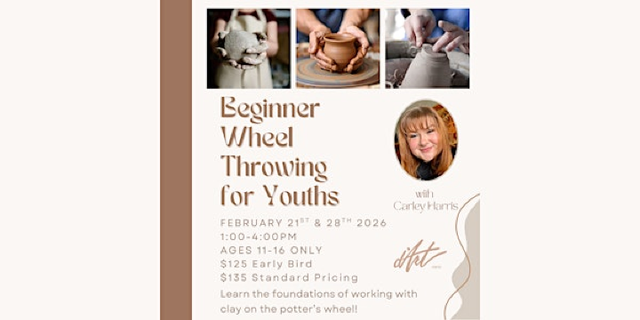 Beginner Wheel Throwing for Youths | D'Art Center