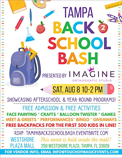 Tampa Back 2 School Bash (Westshore Plaza) | WestShore Plaza