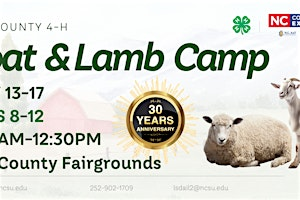 4-H Goat and Lamb Camp | Pitt County Fairgrounds