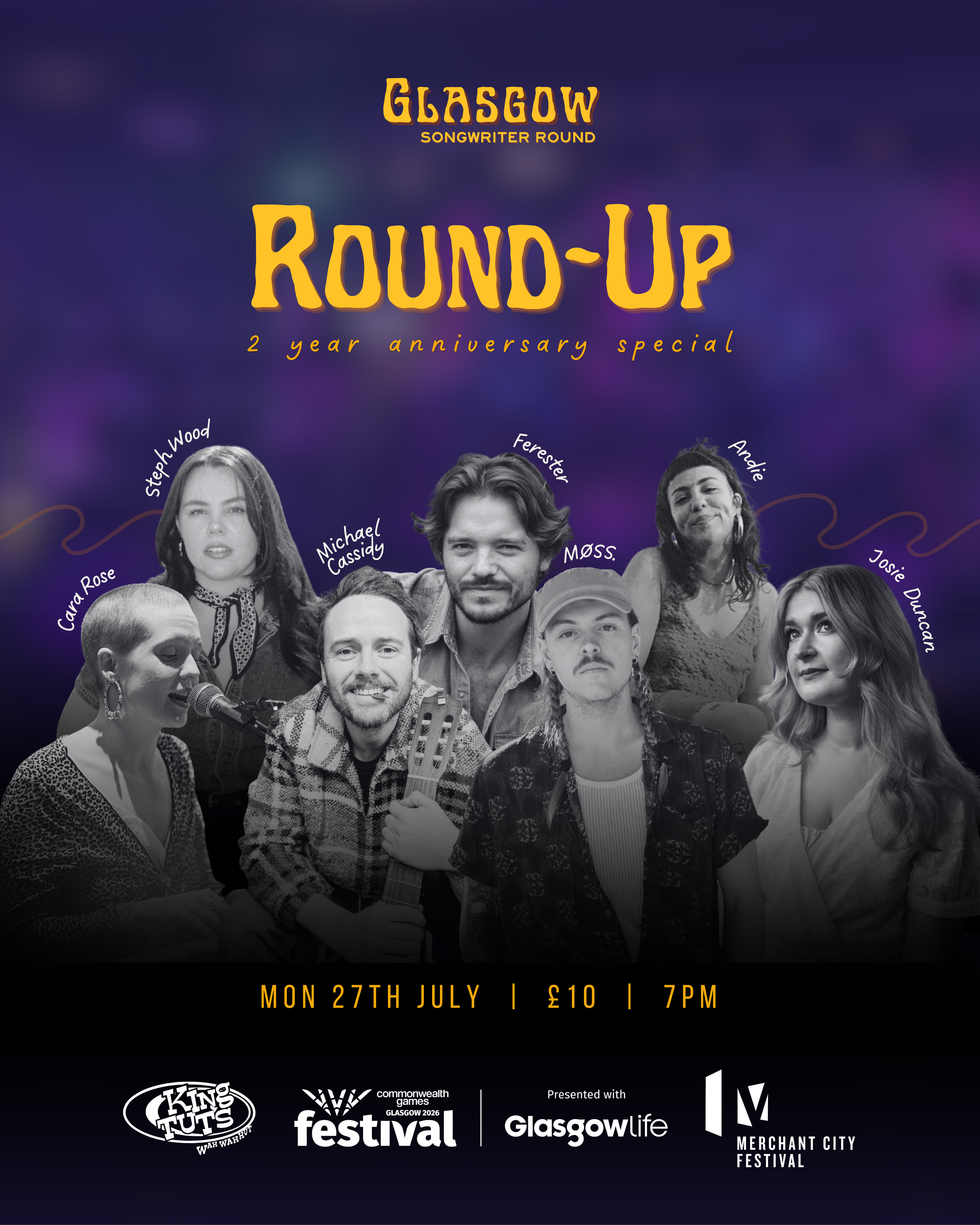 Glasgow Songwriter Round 2026 (Glasgow) | King Tut's Wah Wah Hut